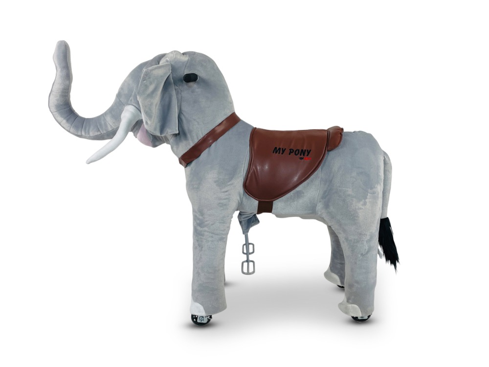 Taiko buik Trein Suradam MY PONY, rijdend speelgoed olifant van ROLLZONE ®, 4 - 10 jaar (MP2011-M) -  ATOYS.NL- Specialist in Rijdend Speelgoed.